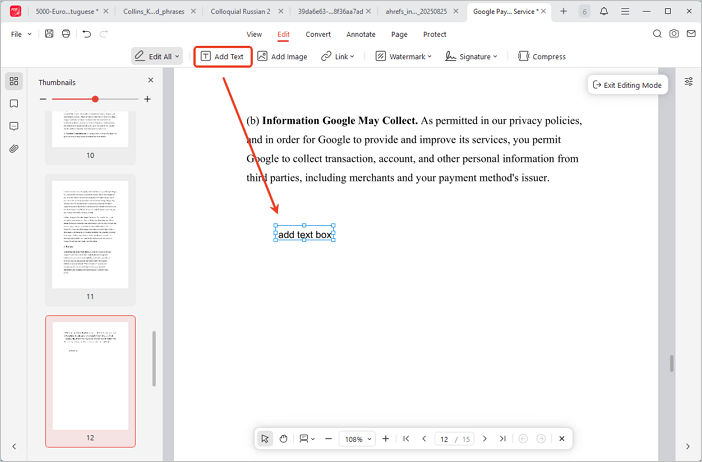 Tambahkan teks ke PDF dengan JOPDF