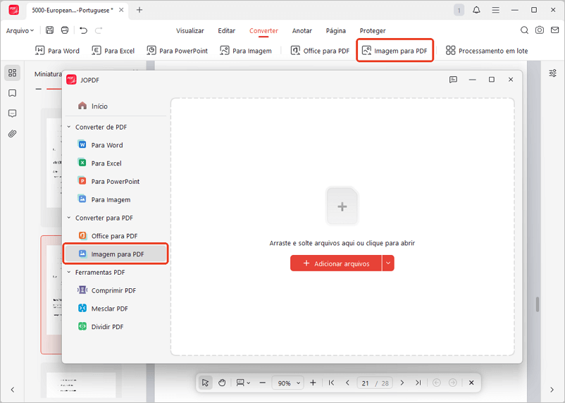 Converter imagem em PDF no JOPDF