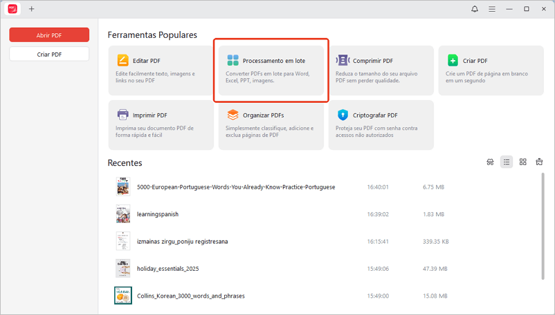 Converter PDF em lote com JOPDF