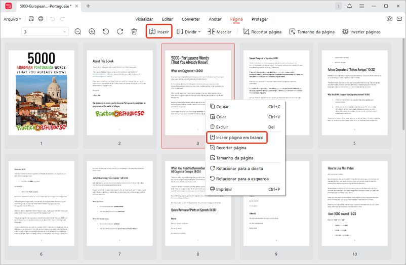 Inserir páginas no PDF com JOPDF