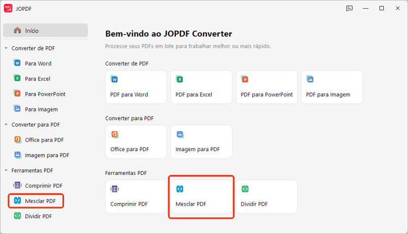 Mesclar PDF com JOPDF