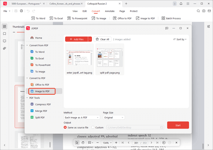 JPG zu PDF konvertieren | JOPDF