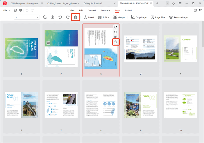 Seiten aus PDF entfernen