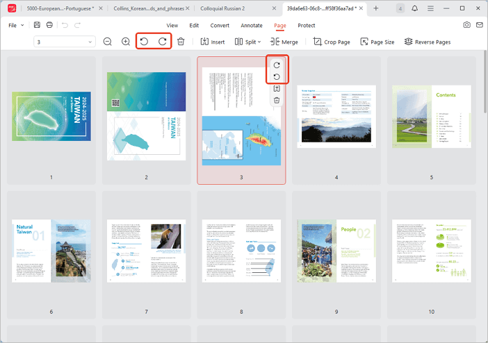 Faire pivoter des pages PDF avec JOPDF