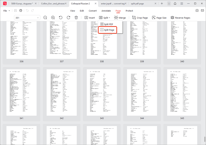 Bagi Halaman PDF Menjadi Beberapa Bagian dengan JOPDF