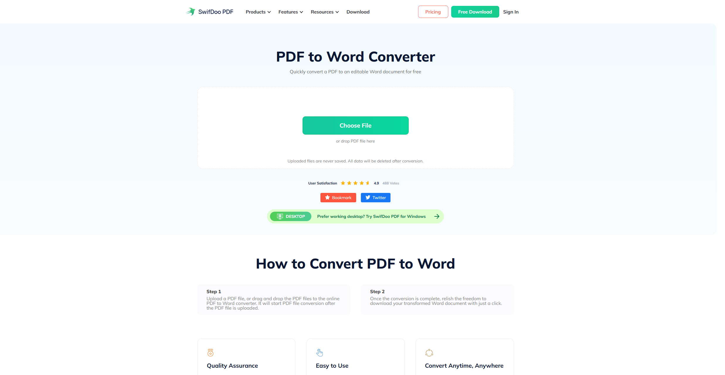 SwifDoo PDF converter