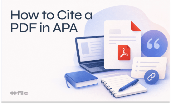How to Cite a PDF in APA 7th Edition: Examples for Every Source