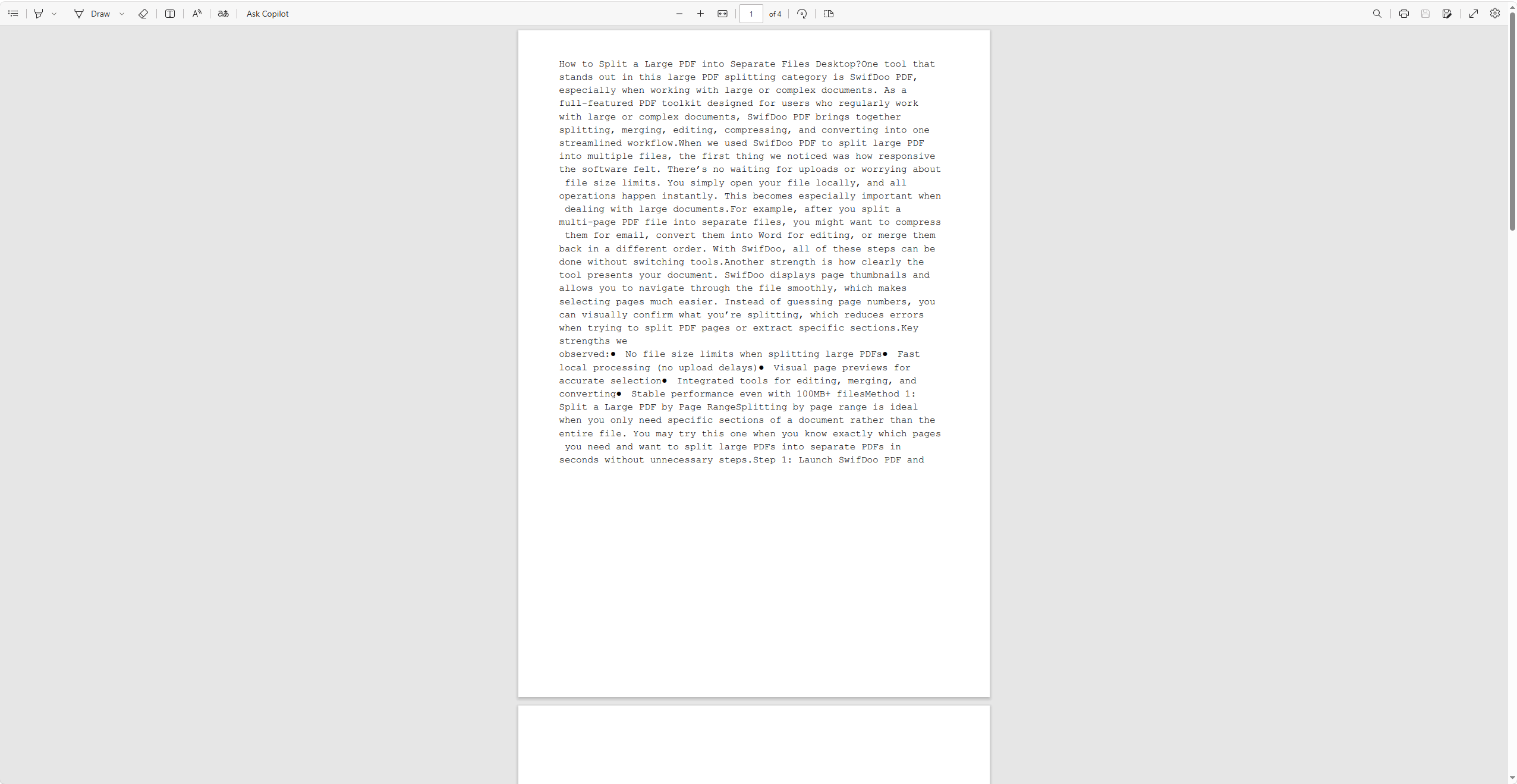 edit PDF offline with Edge