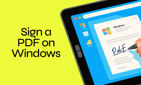 How to Sign a PDF on Windows 10/11: 3 Free &amp; Easy Ways