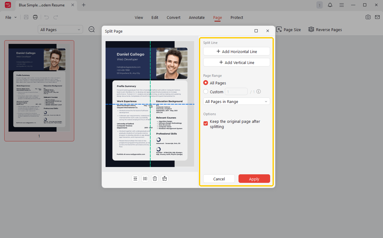 How to Split a PDF Page into Multiple Pages Quickly
