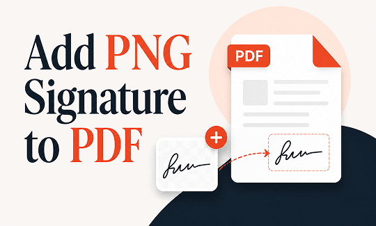 How to Add a PNG Signature to a PDF: 3 Free & Easy Ways
