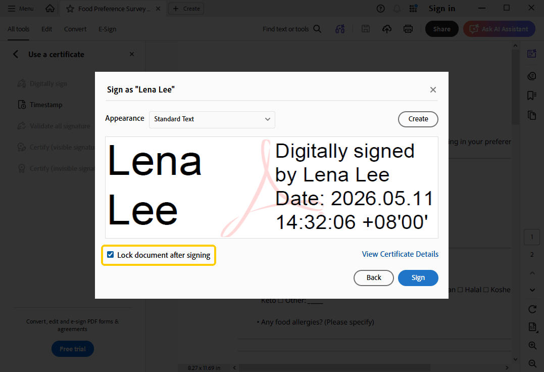 Lock After Signing Pdf How to Lock a PDF After Signing: A Simple Guide
