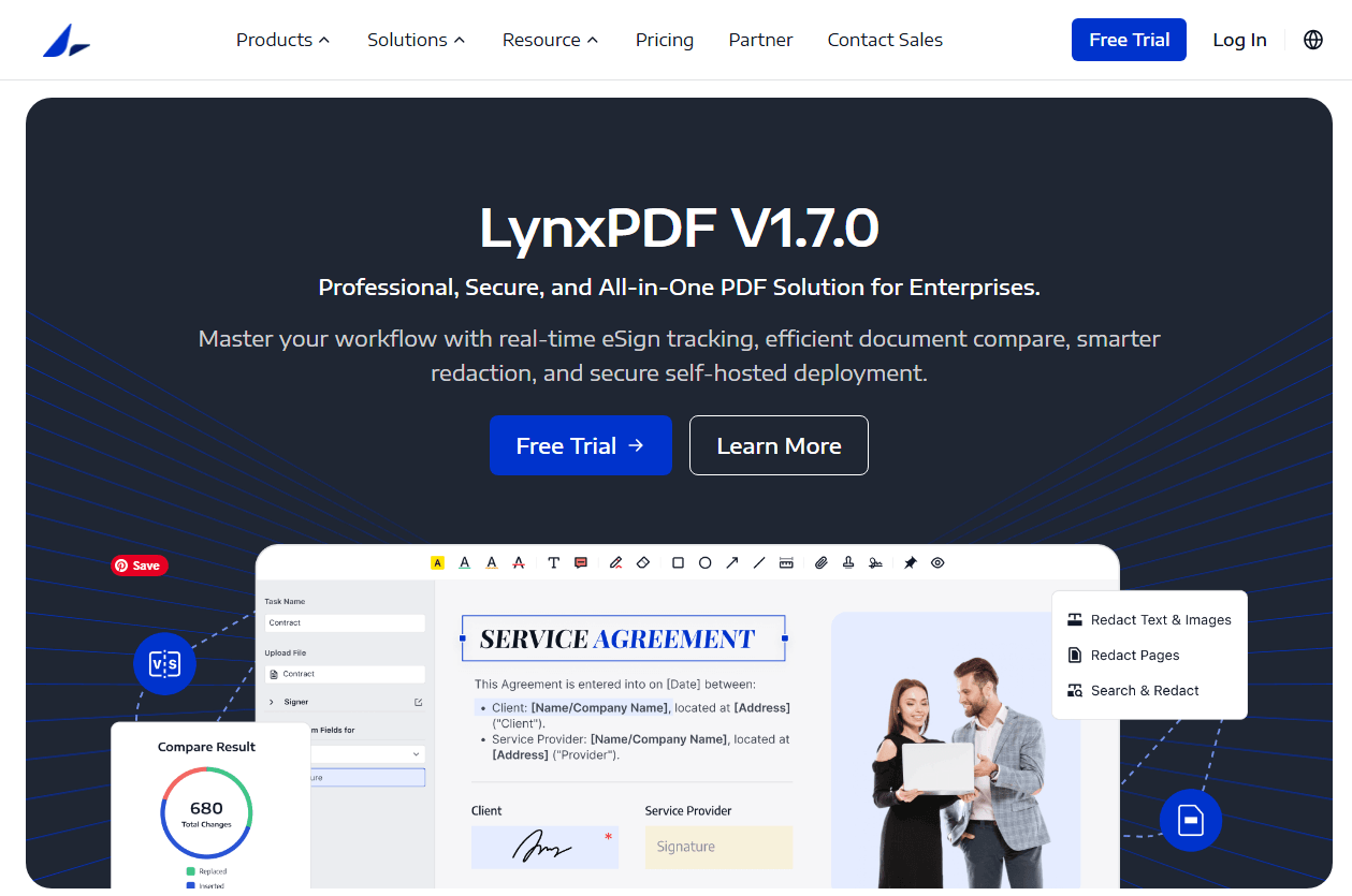 LynxPDF offline PDF editor