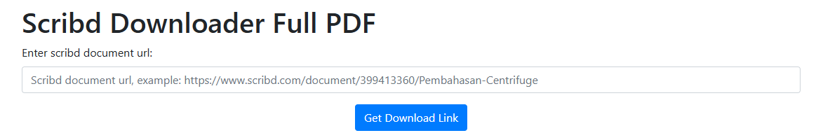 Scribd downloaders