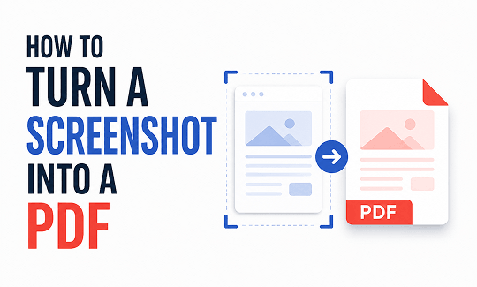 Guide on How to Turn a Screenshot into a PDF on Windows/Mac/Phone
