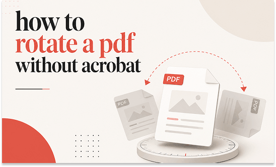 Learn How to Rotate a PDF Without Acrobat in 2026