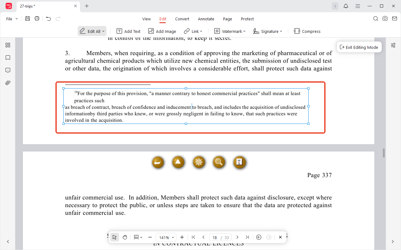 Check the Form field with JOPDF