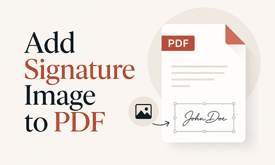 How to Add Signature Image to PDF: 4 Easy Ways