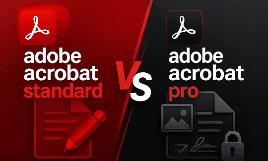 Spotlight on Adobe Acrobat Standard vs. Pro: Which One to Choose