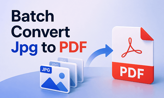 4 Free and Proven Methods to Batch Convert JPG to PDF Efficiently