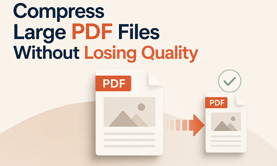 Fixed! How to Compress Large PDF Files Without Losing Quality?