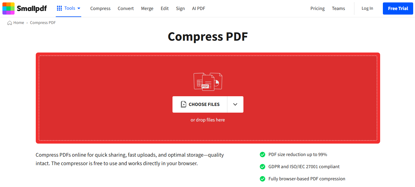 SmallPDF PDF Compressor