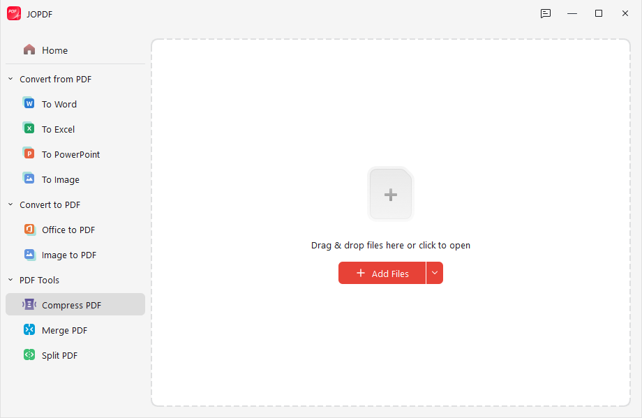 JOPDF PDF compressor