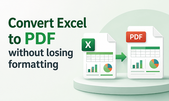 Convert Excel to PDF Without Losing Formatting: 4 Free Ways