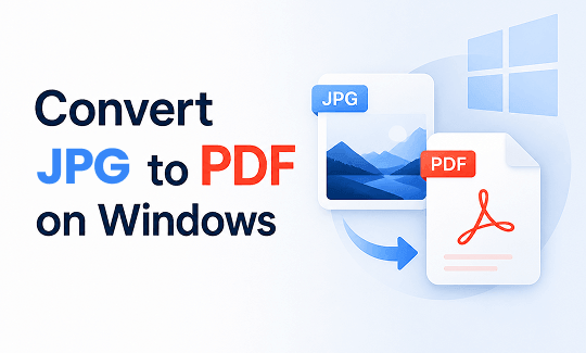 How to Convert JPG to PDF on Windows 11/10 for Free (3 Ways)