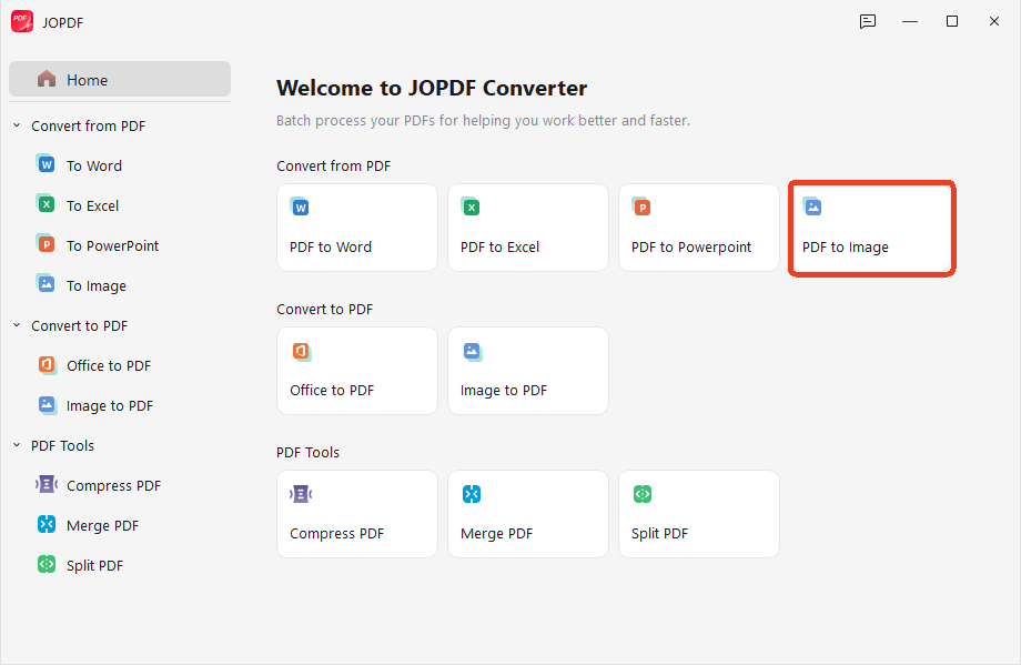 PDF to image converter