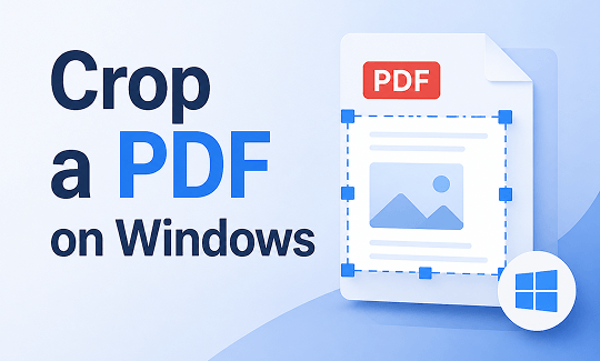 How to Crop a PDF on Windows 11/10: 4 Proven Methods