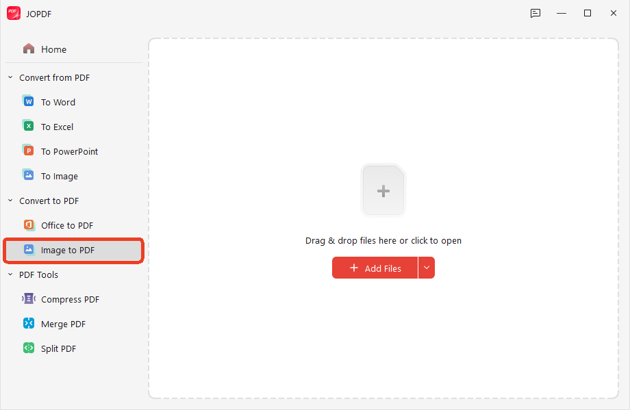 JOPDF image to PDF converter