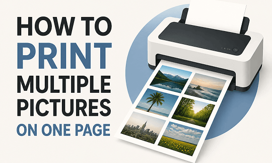 Full Guide on How to Print Multiple Pictures on One Page in 2026