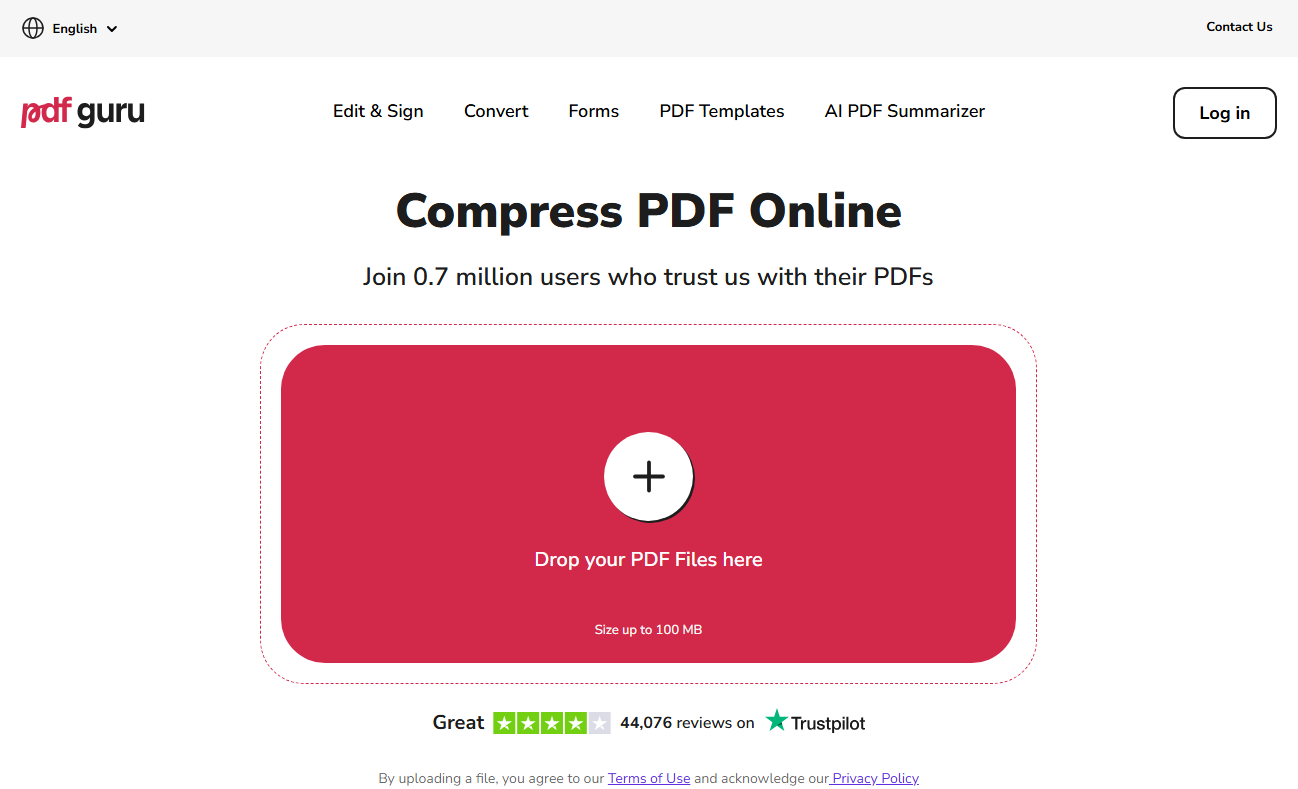online PDF compressor