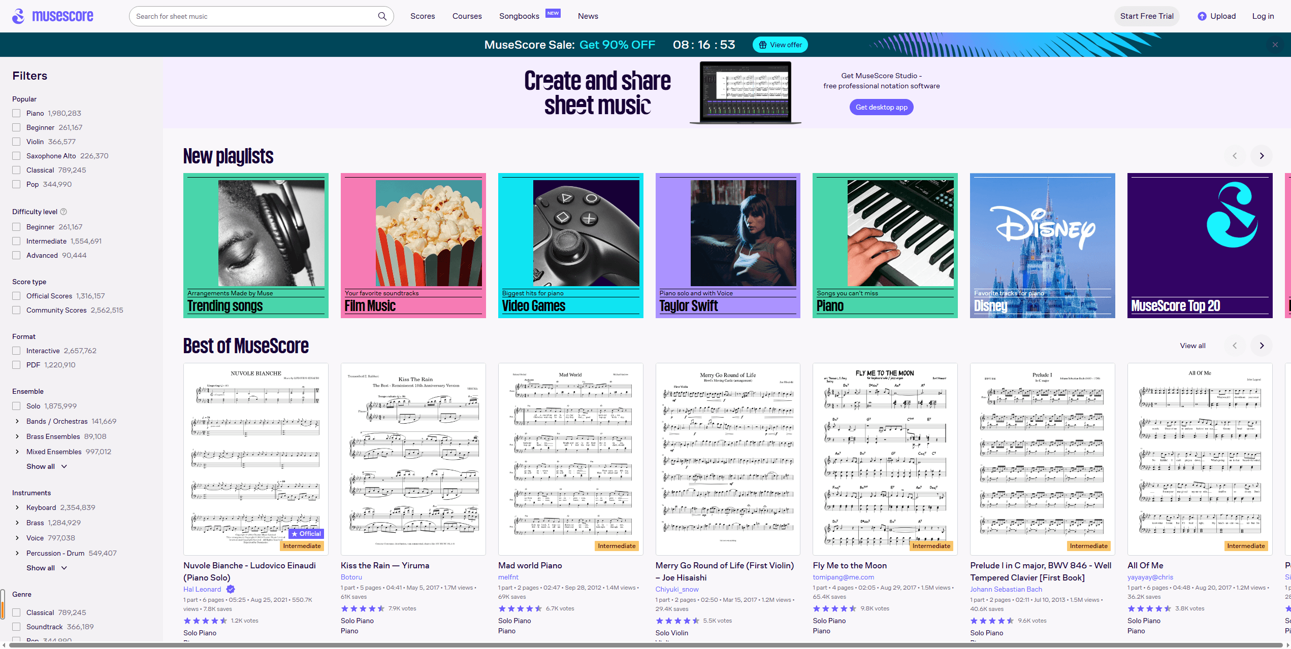 MuseScore PDF to MIDI