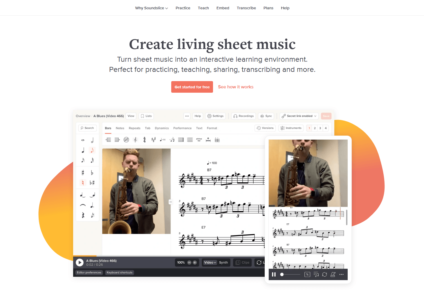 SoundSlice PDF to MIDI online free