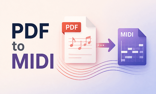 7 Top Free PDF to MIDI Converters &#8211; How to Convert Sheet Music to MIDI?