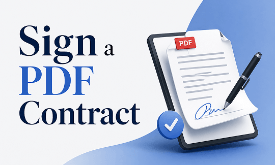 How to Sign a PDF Contract: 4 Easy &amp; Free Methods