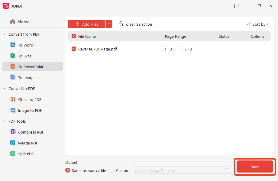 convert Slideserve PDF to PPT or PPT to PDF