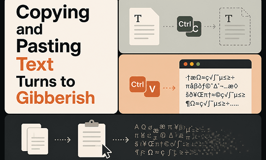 How to Fix Copying and Pasting Text Turns to Gibberish (6 Solutions)