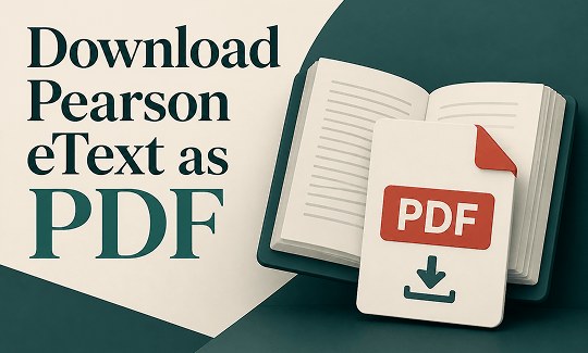 Complete Guide on How to Download Pearson eText as PDF in 2026