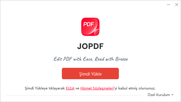 Windows için JOPDF'yi Kurun