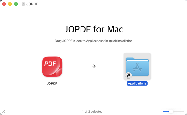 Встановіть JOPDF для Mac