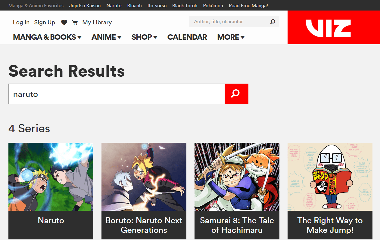 Viz Media Naruto