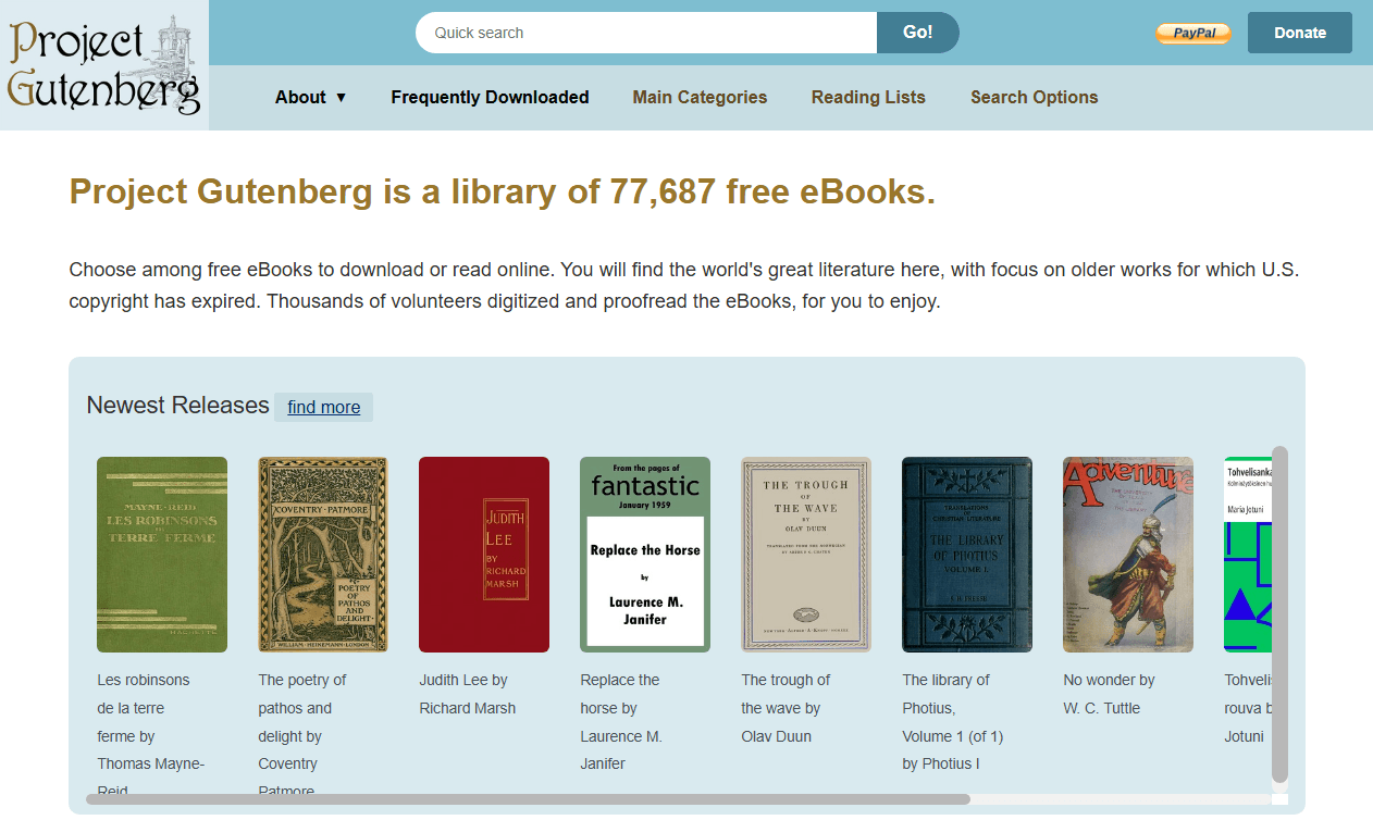 Project Gutenberg