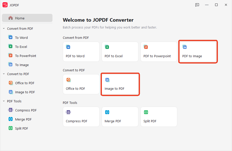 Image to PDF converter