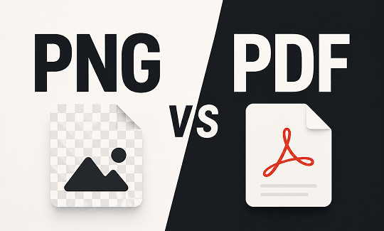 PNG vs PDF: Which Format Is Better for Printing, Web, and Documents?