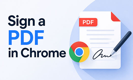 How to Sign a PDF in Chrome: 3 Simple Methods