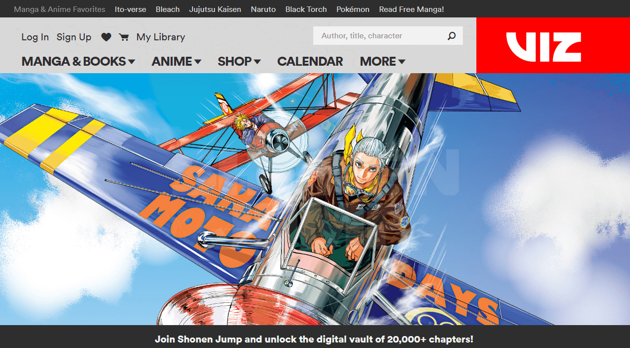 Shonen Jump site