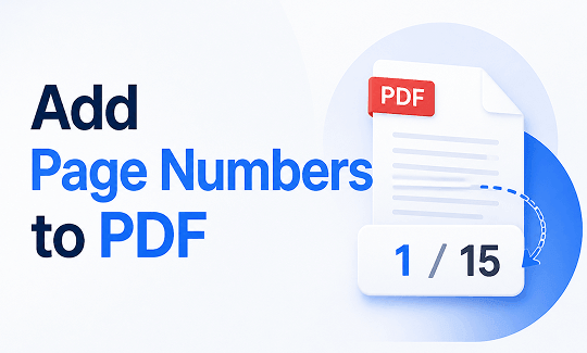 Full Guide on How to Add Page Numbers to PDF with 3 Proven Ways